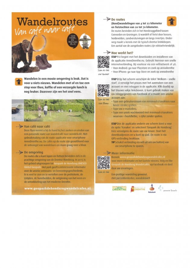 Wandel en Fiets routes